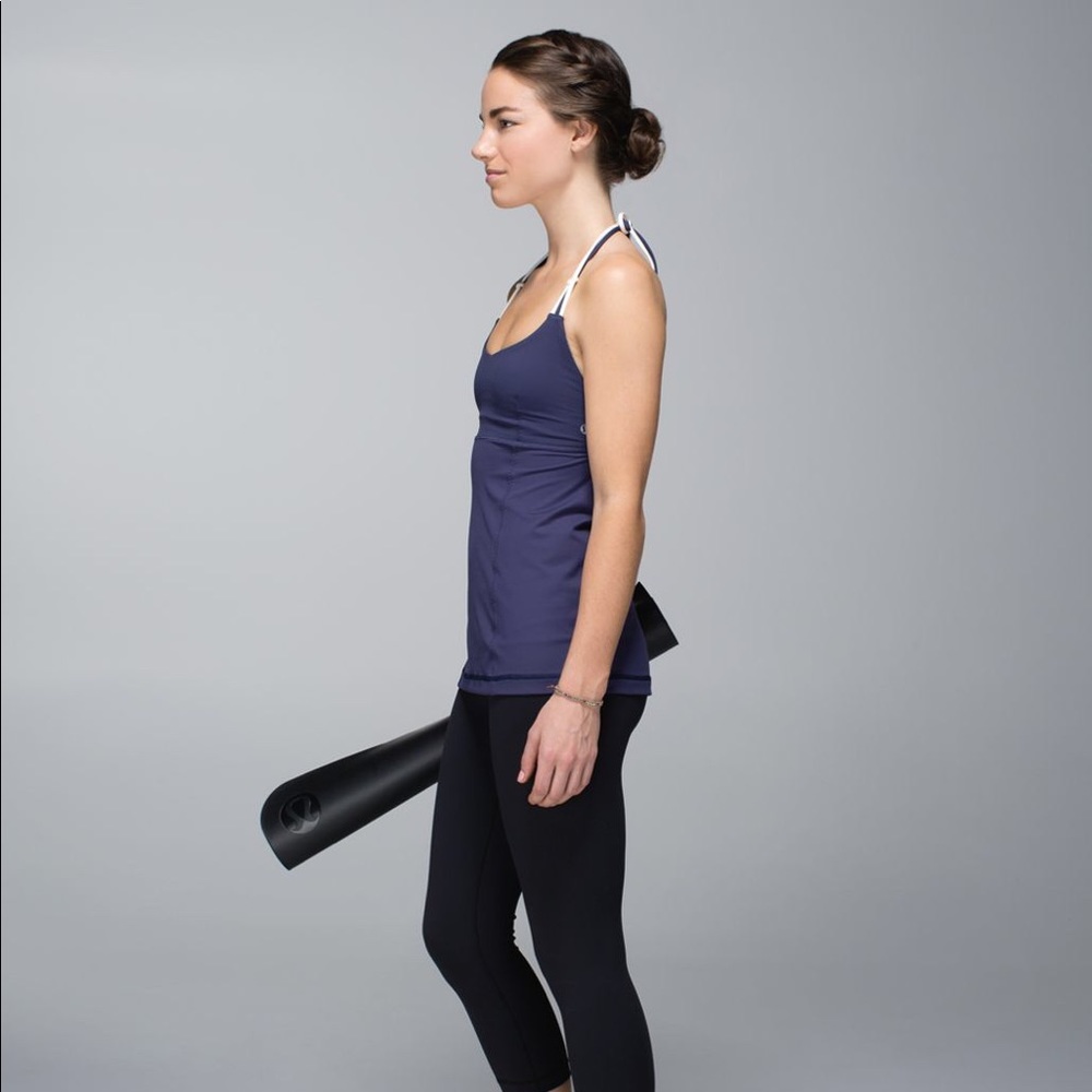 EUC - Lululemon Alight Halter - Size 6, cadet blue - Picture 5 of 8
